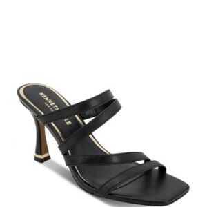 Blanche Slip On High Heel Sandals Shoes NEW